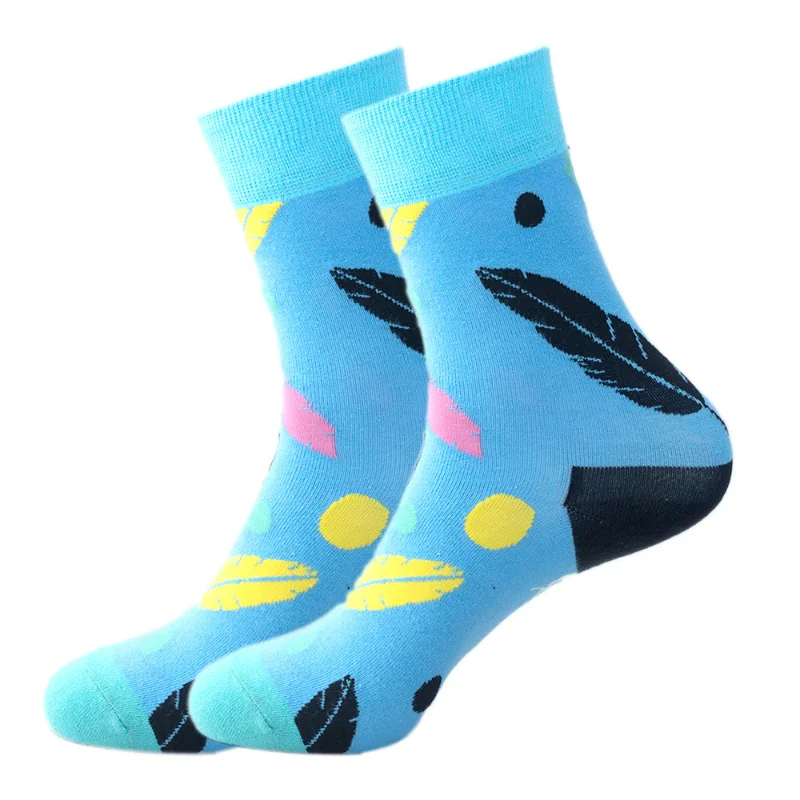 European and American new fashion sports socks Unisex Socks Middle Tube Print women socks men socks boy socks girl socks