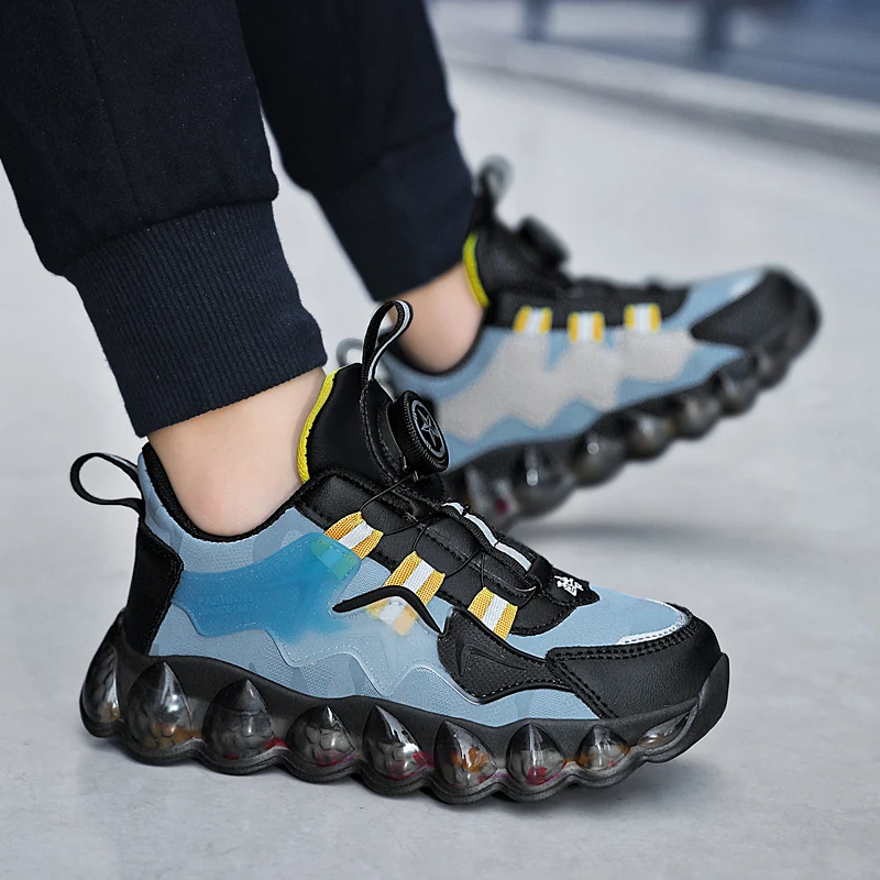 Autumn 2022 Leather New Products Children's Sports Shoes Trend Casual Shoes Basketball Boys' Shoes Teenagers' Girls' Shoes