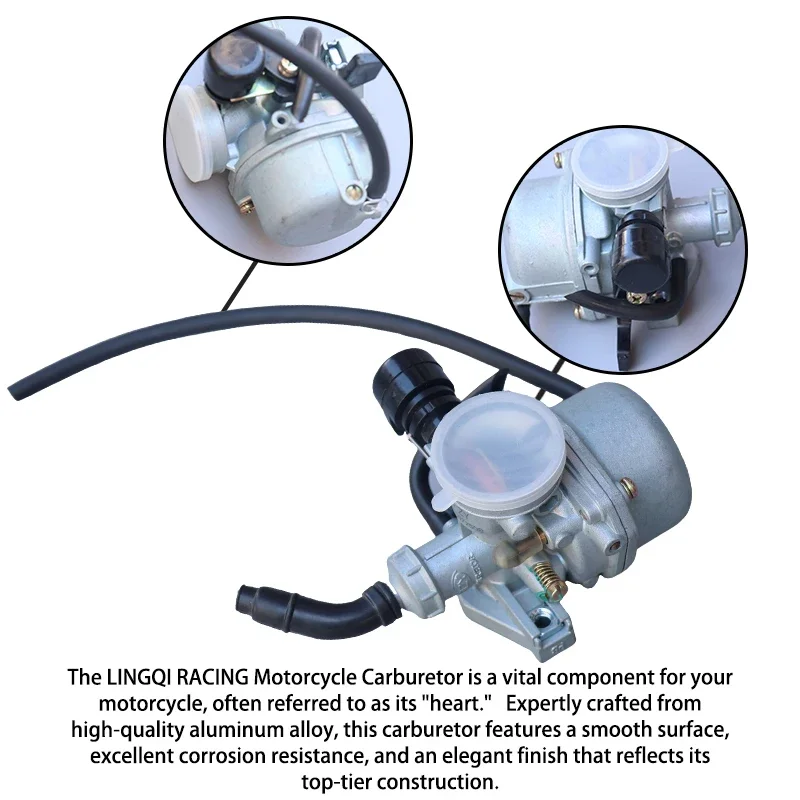 LESQUE пит-байк серебристый алюминиевый карбюратор модифицированные детали для