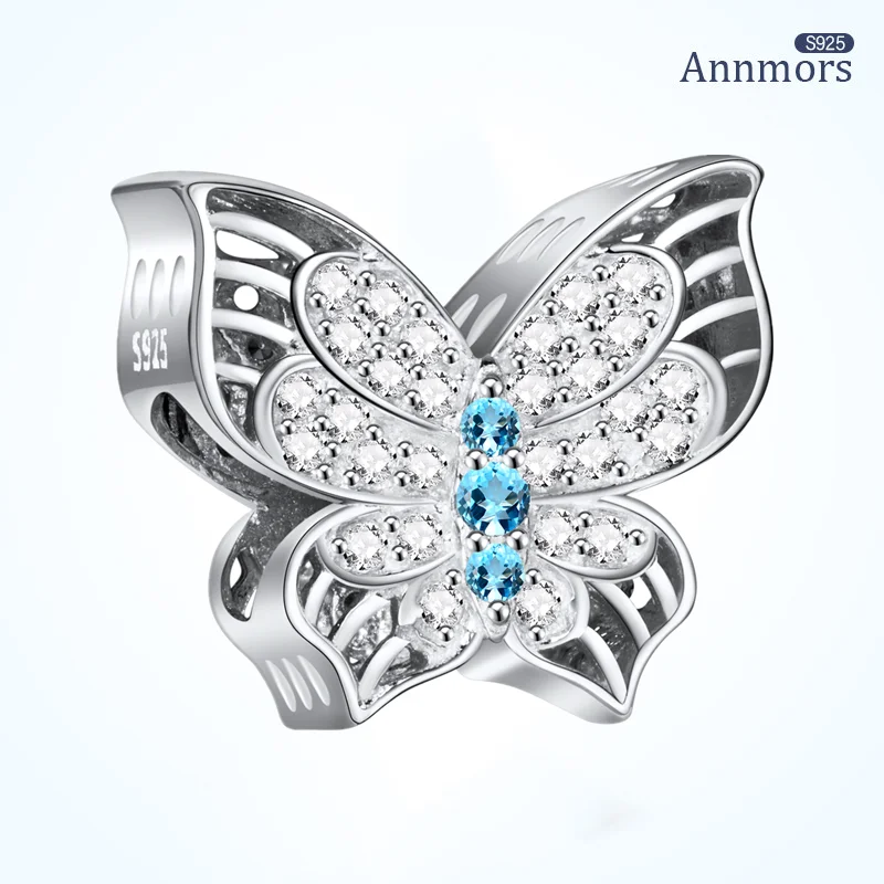 

Посеребренные бусины в форме бабочки подходят для оригинального браслета шармы для женщин ИЗЯЩНАЯ КОЛЛЕКЦИЯ весенних подарков ювелирные и...