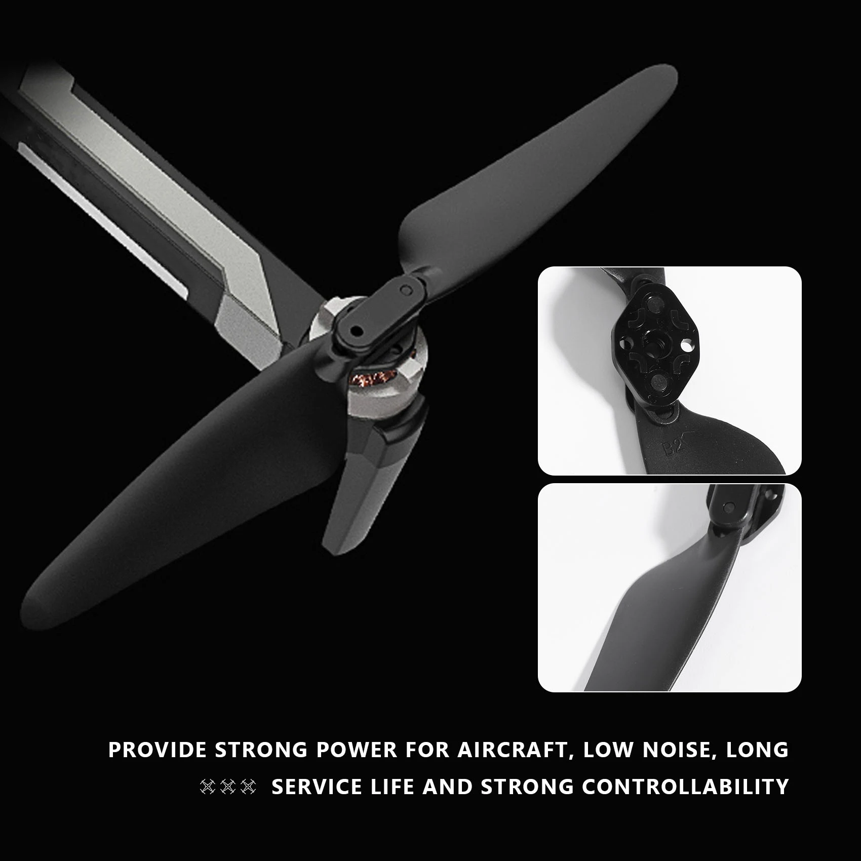 Запасные части складные пропеллеры для дрона SG906/SG906 PRO
