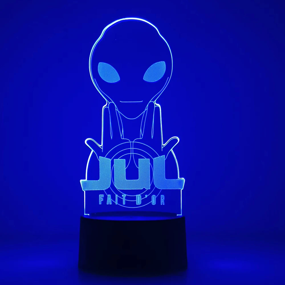 3D Ночник В Стиле Аниме С Дистанционным Управлением Для Мальчиков И Девочек