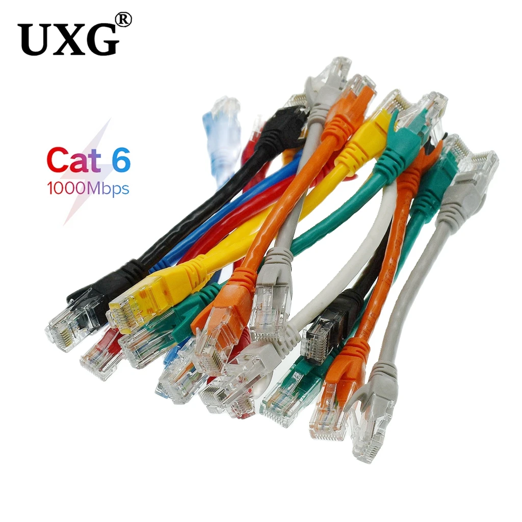 

Short CAT6 RJ45 CAT 6 Cable CAT6e cat5a Ethernet Network Router Modem Cable Male to Male RJ45 Patch LAN cable Cord