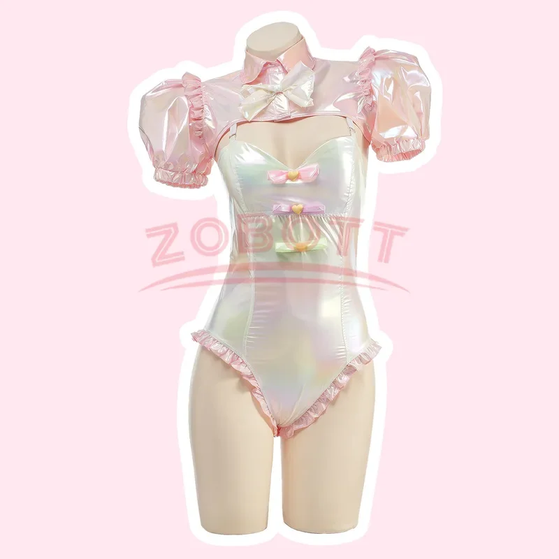 Игра NEEDY GIRL OVERDOSE KAngel боди для косплея аниме лазерный купальник костюмы Doujin