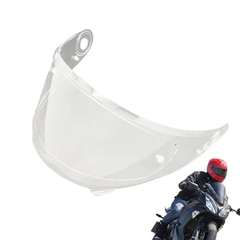 

Motorcycle Shield Visor Waterproof UV Protection Motorcycle Shield Visor High Clarity Visor Replacement Eye Friendly Visor For