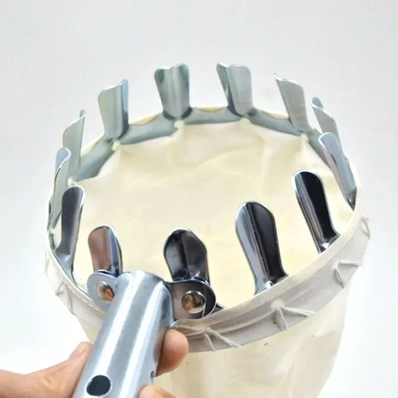 Металлический Сборщик Фруктов ZEXEF 1 Шт. Инструмент Для Сбора Вишни С Корзиной