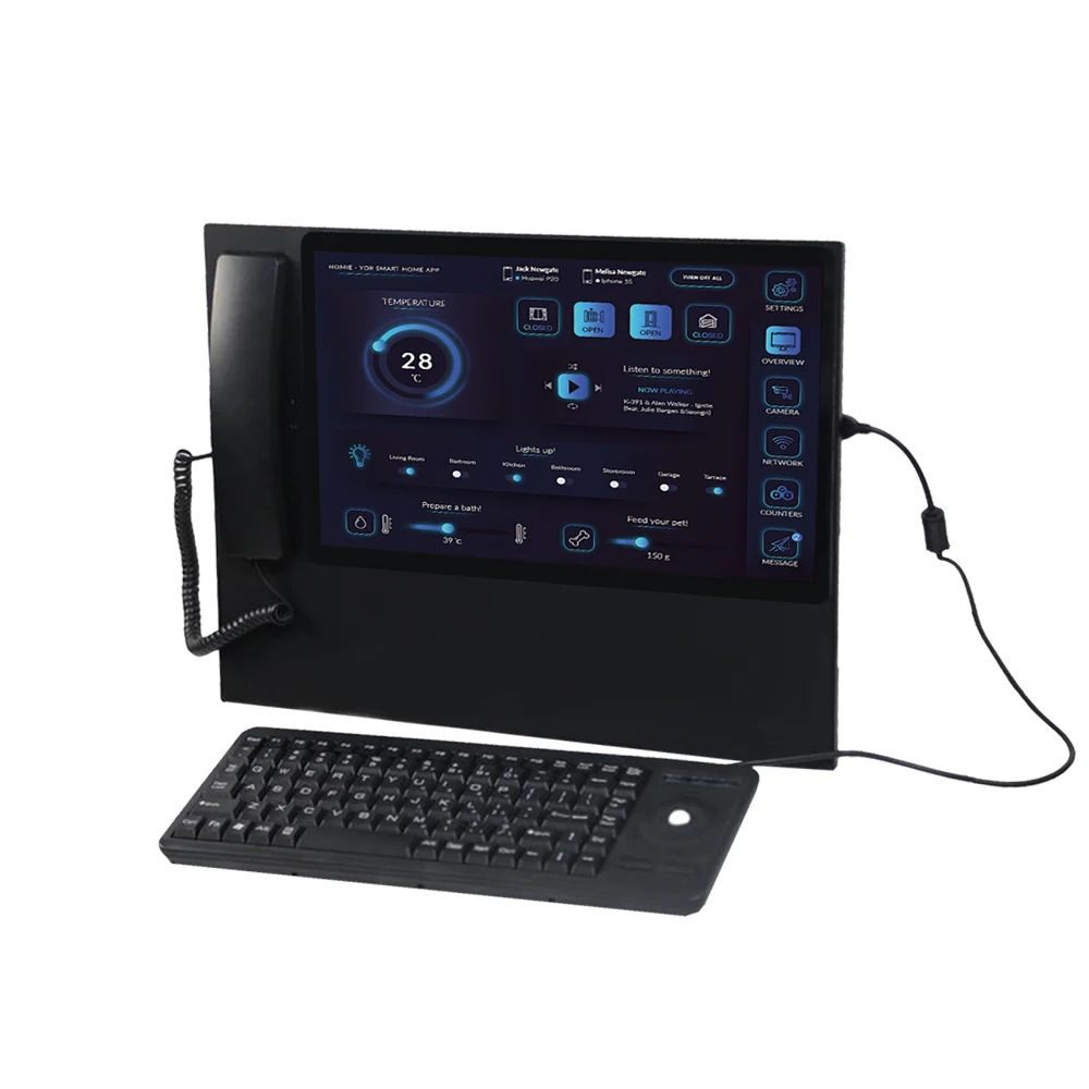 Mcc600 15 6-дюймовый смарт-телефон с питанием от Android 12 В беспроводной IP-телефон Voip