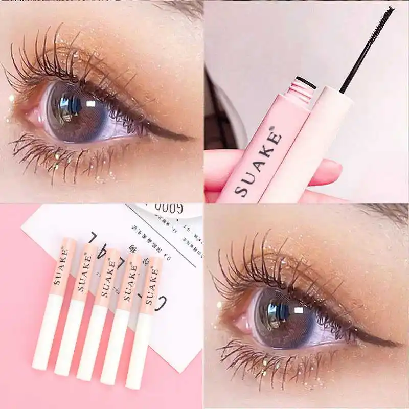

SUAKE Mascara Thick Long-lasting Eyelashes Natural Curling Waterproof Sweatproof Suitable For Beginners Women Makeup