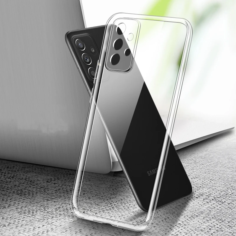 

For Samsung A53 5G Soft Transparent TPU Case Back Cover Ultra Thin Crystal Clear Shell For Galaxy A53 6.5'' Fundas Accessories