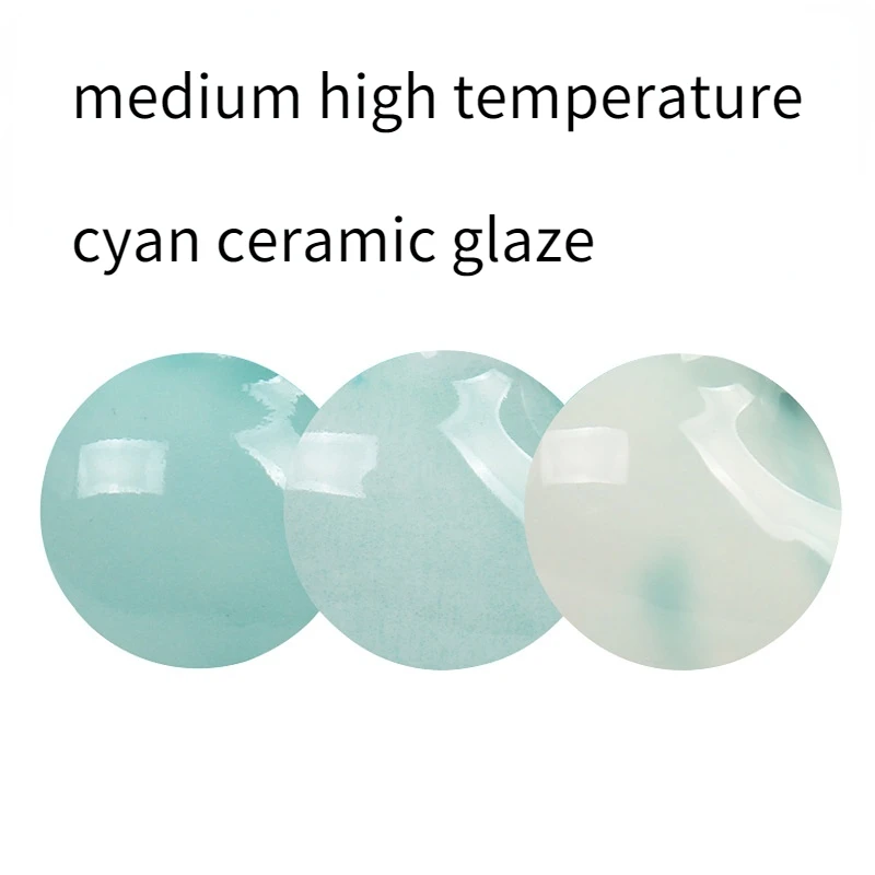 

500g/bottle Pottery Medium and High Temperature Electric Kiln Celadon Porcelain Monochrome Glaze Firing Ceramic Pigment