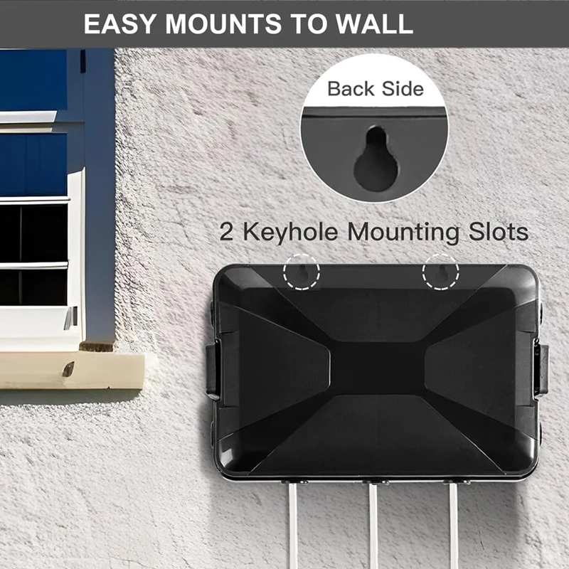 Электрическая коробка для улицы большая крышка наружного удлинителя