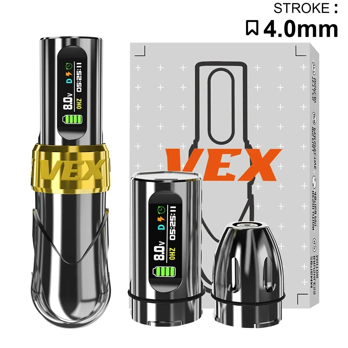 Профессиональная беспроводная тату-машинка VEX ручка с бесщеточным двигателем