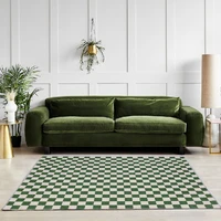 modern minimalist nordic retro plaid living room carpet bedroom large area home decoration fashion fluffy thicken cloakroom rug