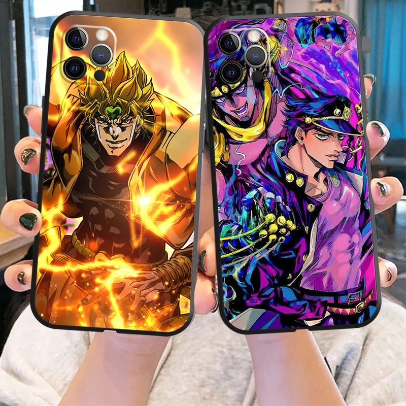 

JoJos Bizarre Adventure Phone Case For iPhone 13 12 11 Pro 12 13 Mini X XR XS Max SE 6 6s 7 8 Plus Back Coque Carcasa