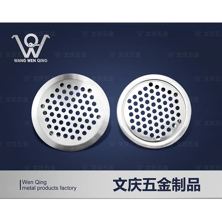 

Stainless steel ventilation hole kitchen cabinet shoe cabinet ventilation grille furniture round ventilation hole Wenqing