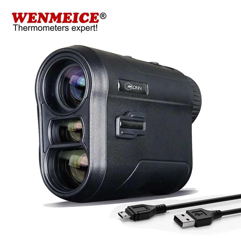 Wenmeice 600M Golf Laser Rangefinder Outdoor Handheld Range Finder Telescope Laser Distance Meter for Golfing Hunting Survey