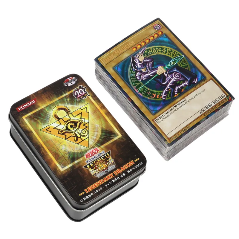 72 шт. карты Yugioh с золотыми буквами для настольных игр