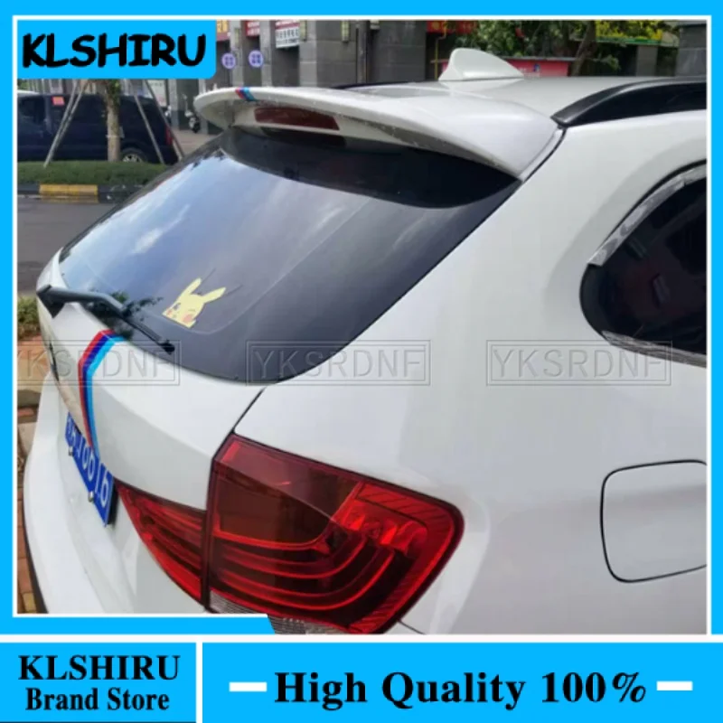 

For BMW X1 E84 2011 2012 2013 2014 2015 rear spoiler ABS Material Rear Roof Trunk Spoiler For X1 E84 Primer Color