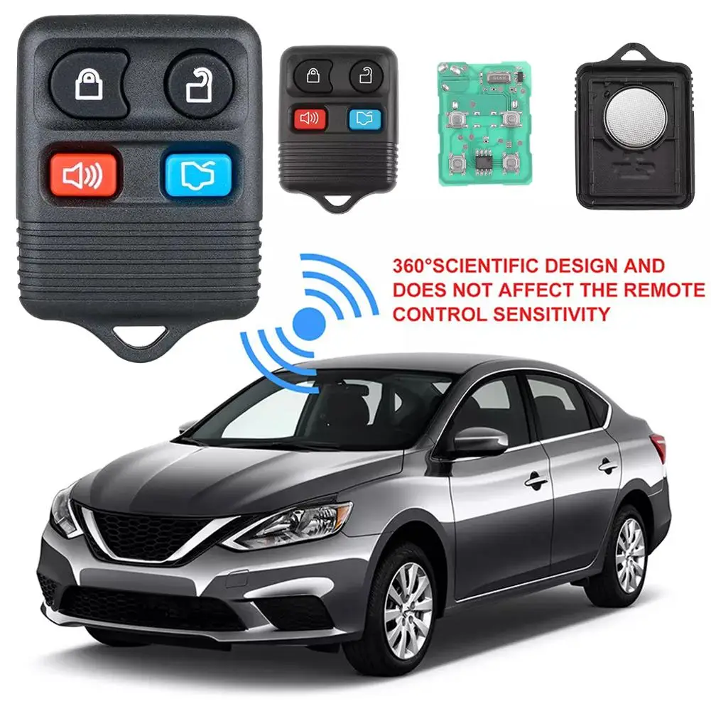 2 шт. 4-кнопочный автомобильный дистанционный брелок с бесключевым доступом 315 МГц