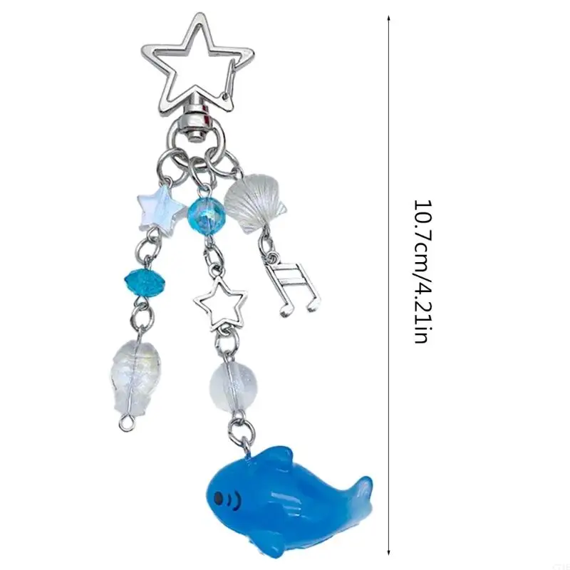 C71E Fashion Whale BageChain Bag шарм Beadered Keyring Женский рюкзак Phonecase