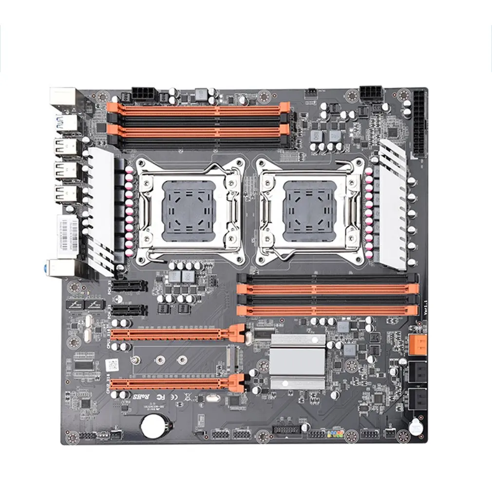 

LGA2011 For mining CHIA Dual E5 2690 CPU 8x8GB 64G 1600Mhz DDR3 ECC X79 Dual CPU Set Support M.2 NVMe SATA3 USB3.0