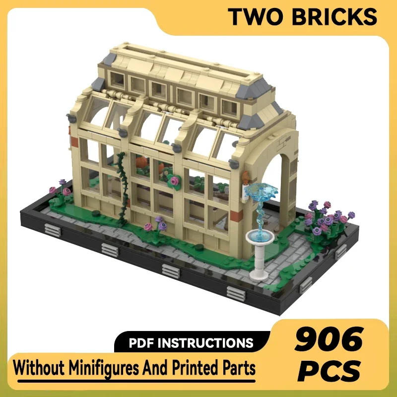 Конструктор Moc для сборки Модульные строительные блоки с изображением городской