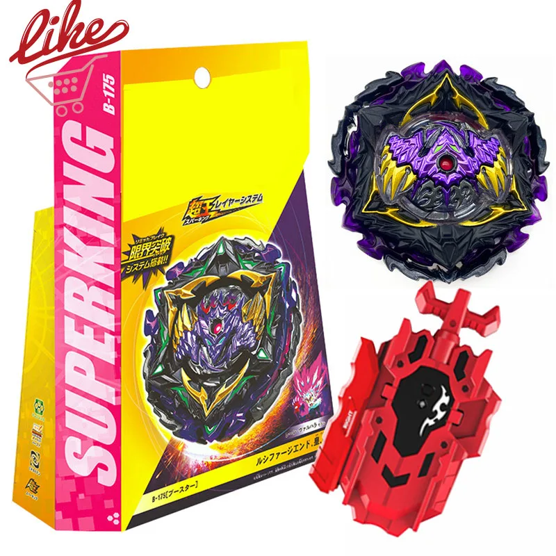 Laike Superking B-175 Lucifer крутящийся верх B175 Bey с коробкой для запуска искр игрушки детей -