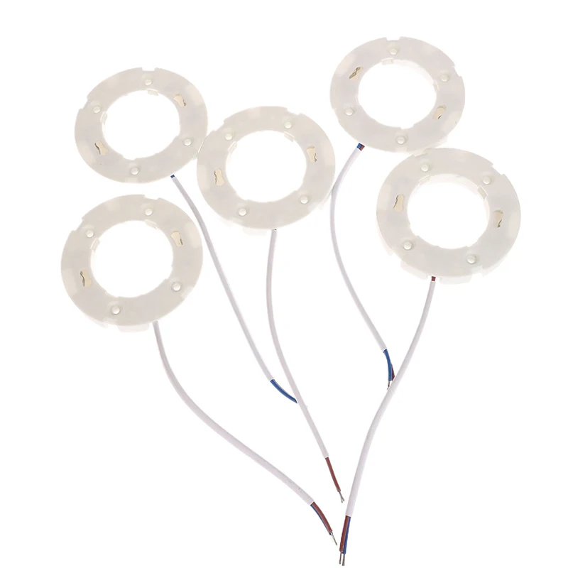 

5 шт. Белый пластиковый фитинг GX53 HUXUAN