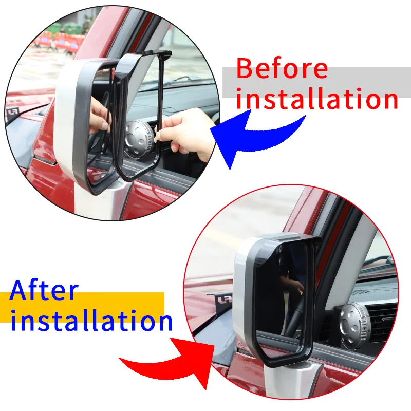 Для 07-21 Toyota FJ Cruiser наружная зеркальная рамка для защиты от дождя аксессуары