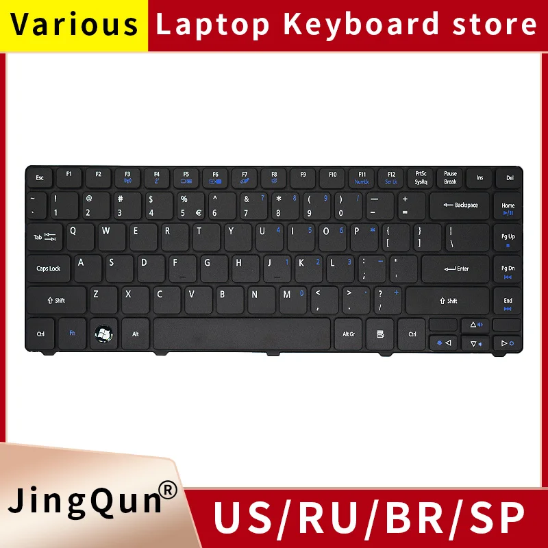 Новая русская клавиатура для ноутбука Acer Aspire 4736G 4738G 4739G 4741G 4810T 3810T 4535 3750G MS2306 4253 4552 4738ZG 4741zg