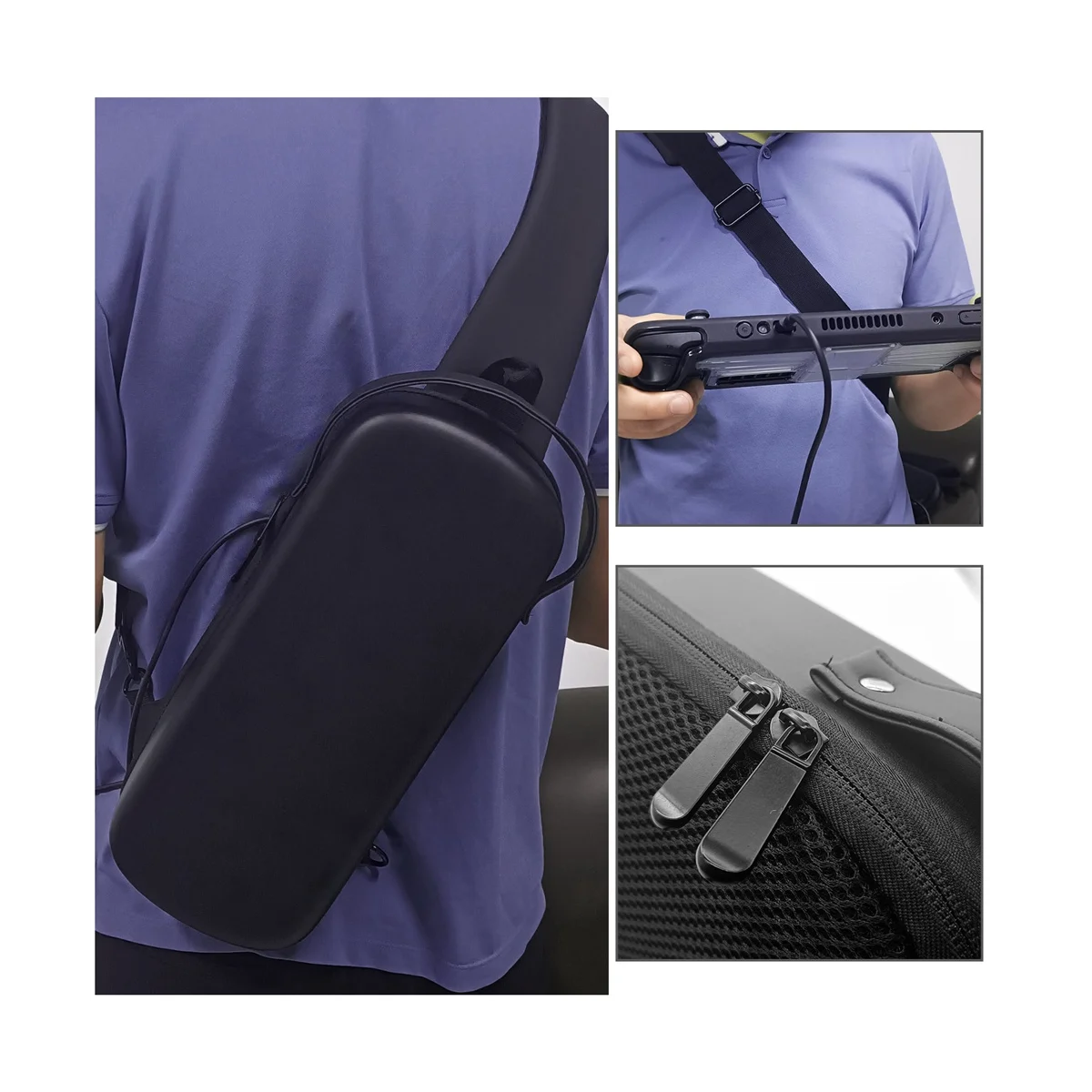 

Сумка для хранения для парового Палуба из ЭВА, дорожная переноска, портативный защитный чехол для игровой консоли, сумка-мессенджер с защитой от царапин