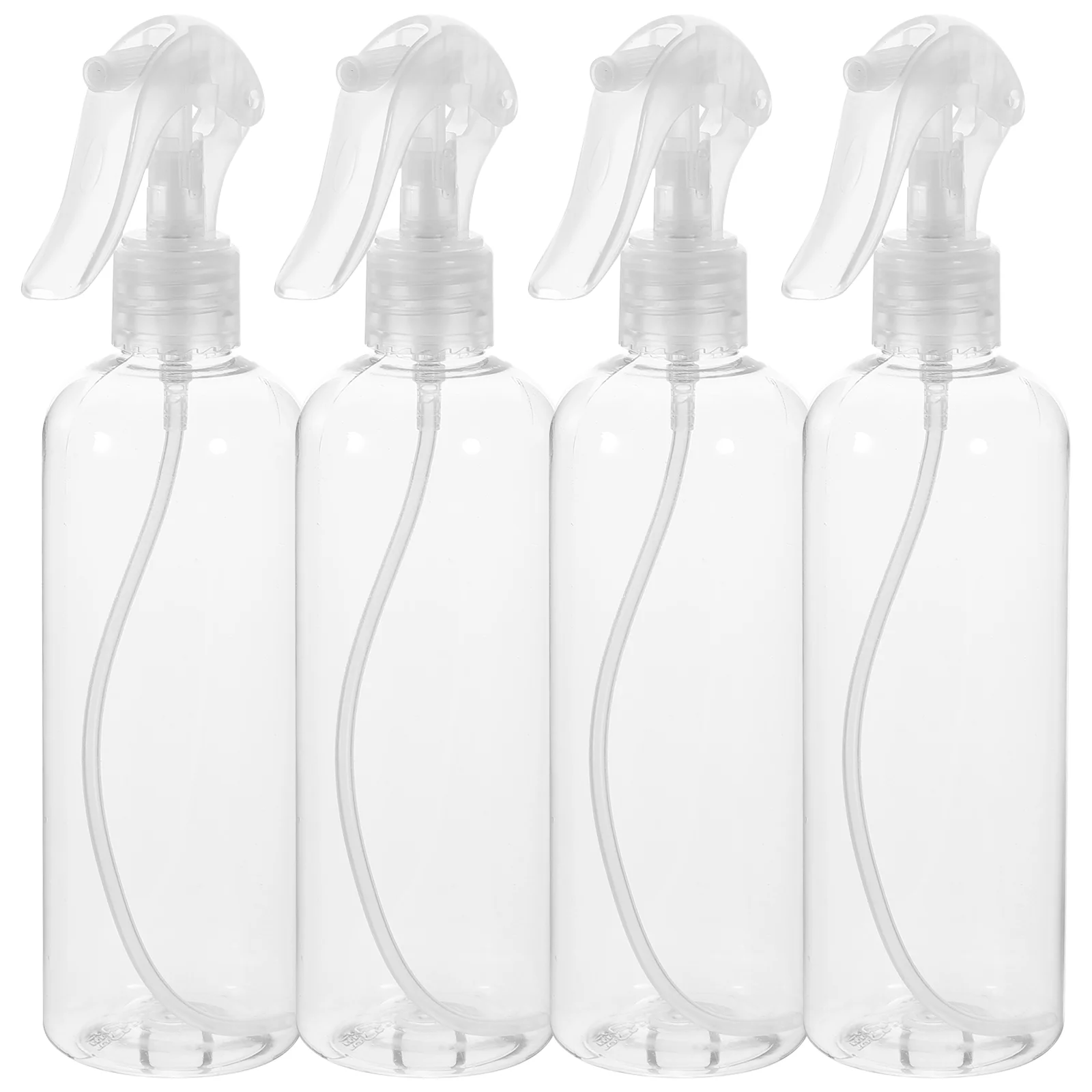 

4 Pcs 300ml Spray Bottle Refillable Bottles Cleaner Sprayer Travel Makeup Supplies Dividing The Pet