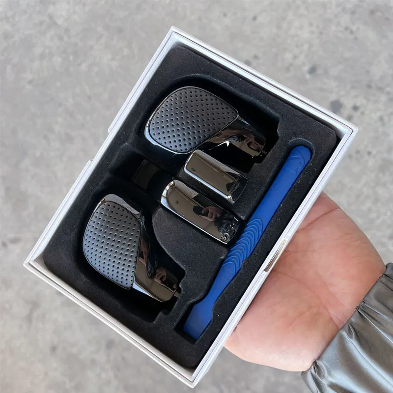 

Хромированная матовая с кожаной ручкой переключения передач, боковая крышка DSG, эмблема для VW Golf 6 7 R GTI Passat B7 B8 CC R20 Jetta MK6 GLI