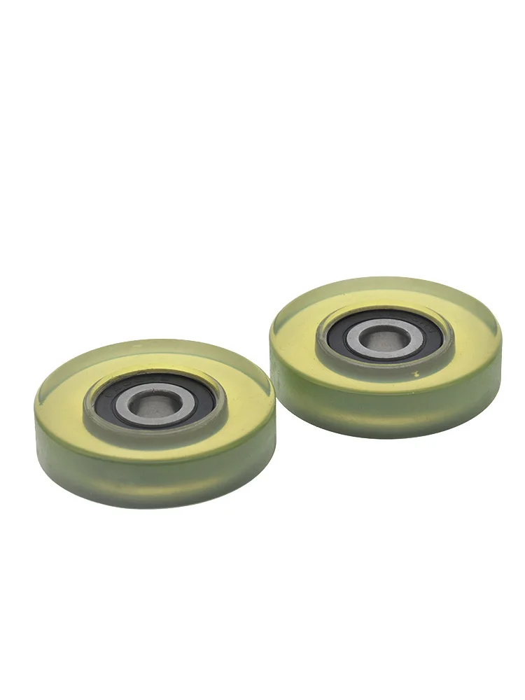 ПУ мягкий резиновый подшипниковый шкив с эффектом звука хороший 1 шт. 10x50x12