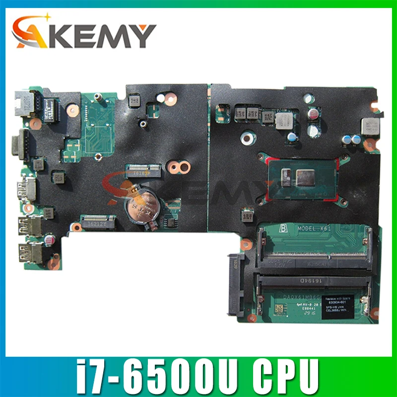 

DA0X61MB6G0 для HP ProBook 440 430 G3 материнская плата для ноутбука i7 6500U DDR3 100% протестированная работа 830940-001 830940-601