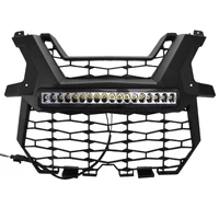 UTV Front Bumper Mesh Grill with led for RZR XP