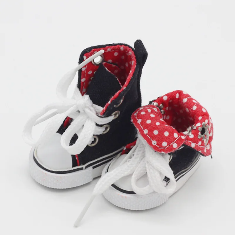 Женские Модные Парусиновые Кукольные Туфли С Высоким Берцем Для Шарнирных Кукол