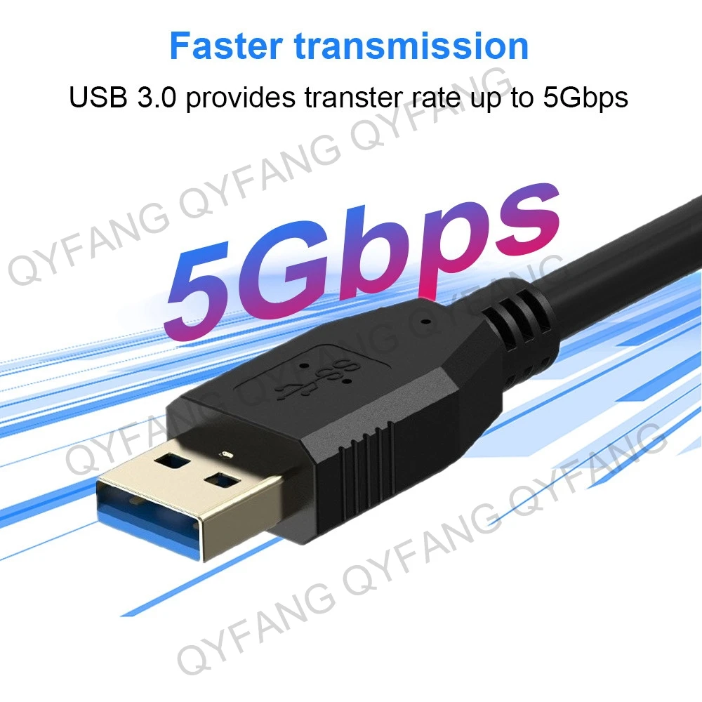 USB-кабель Папа-папа кабель USB A-USB 3 0 двухсторонний USB-шнур 5 Гбит/с для радиатора