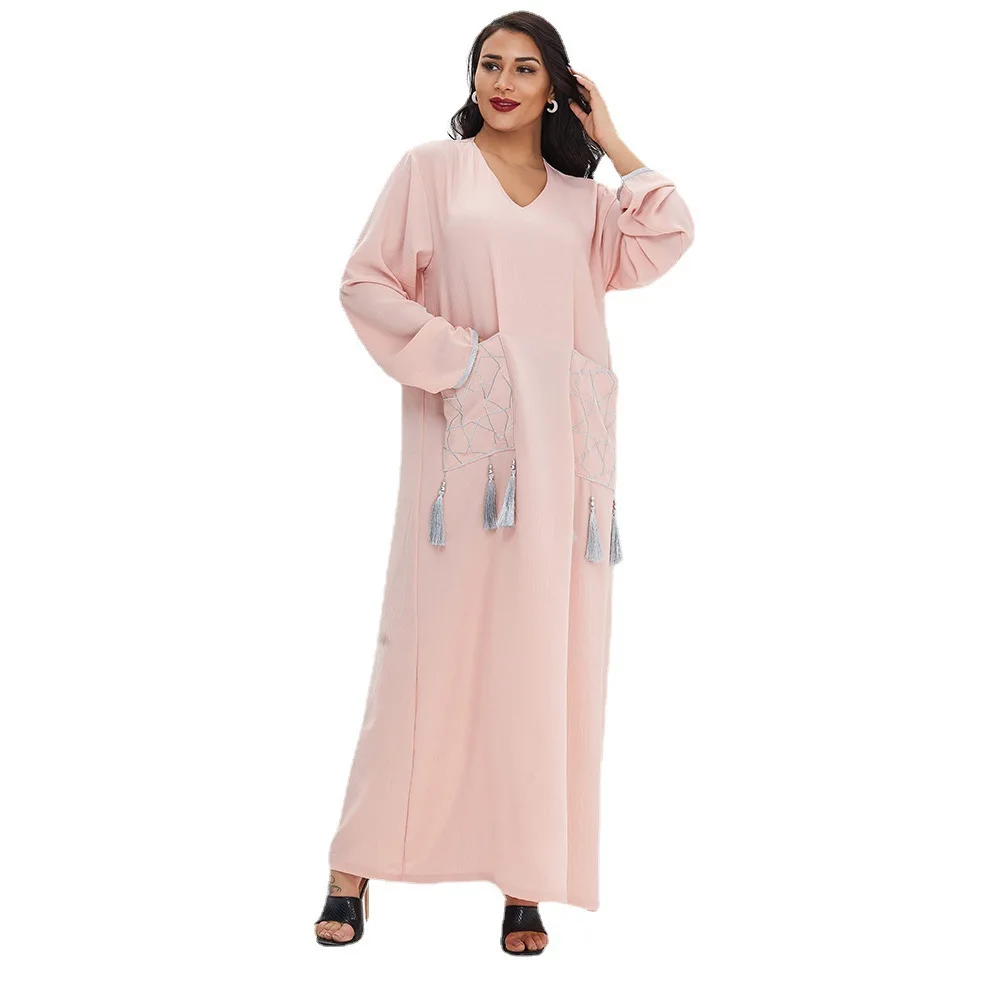 Modest Muslim Dress Women's Abaya Robe Kaftan Clothing Abaya Kimono Tunique Femme Musulman Ropa Deportiva Musulmana Mujer