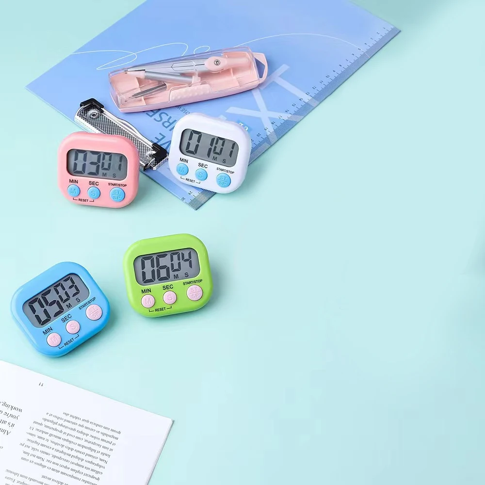 

Digital Kitchen Timer Household Cooking Utility Supplies Cooking Tools Loud Alarm LCD Display For Cooking And Baking Sports Game
