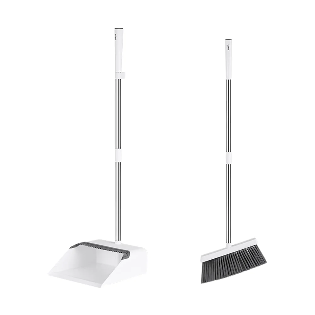 

1 set of Dustpan and Broom Set Long Handle Broom Household Dustpan Brush
