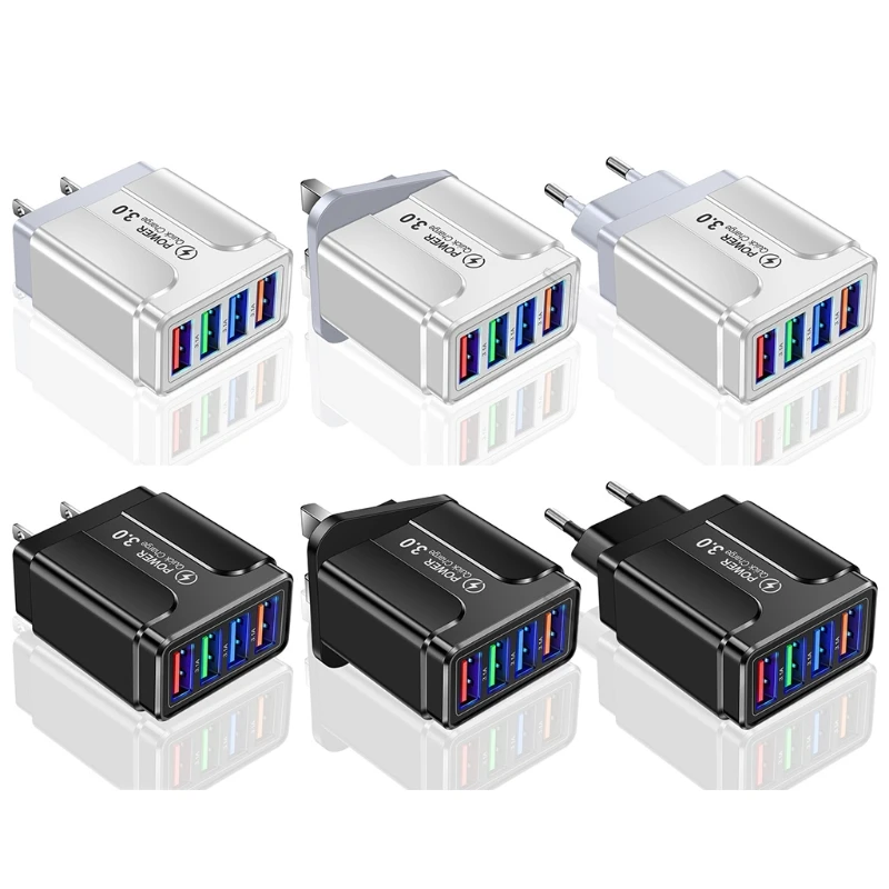 

Универсальное быстрое зарядное устройство USB 3.1A Qc3.0 H8WD