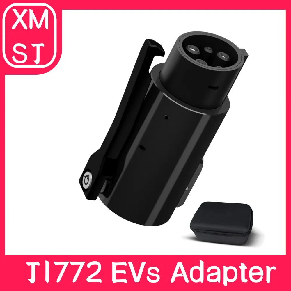 Адаптер зарядный Tesla к J1772 с предохранительным самоблокирующимся, макс. 40 А, 250 В, подходит для настенного зарядного устройства Tesla