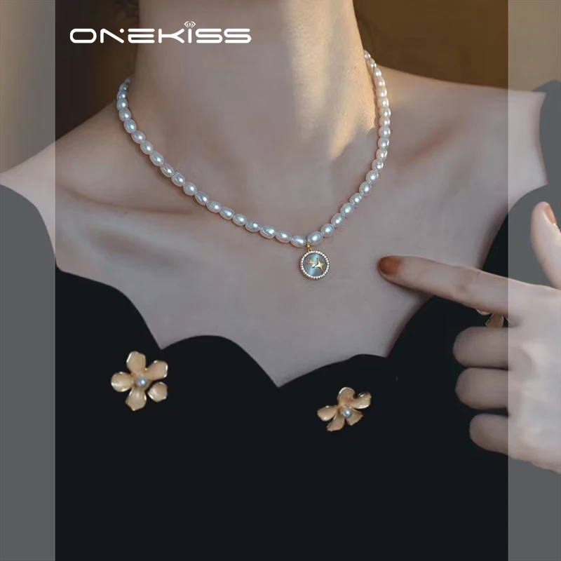 

Женское Ожерелье из пресноводного жемчуга в стиле барокко