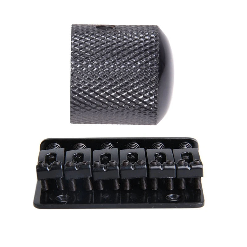 2 шт. черные Запчасти для электрогитары: 1 ручка регулировки громкости