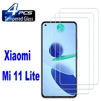 24pcs high auminum tempered glass for xiaomi mi 11 lite 5g screen protector glass film