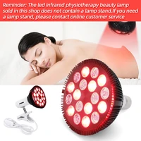 54w red light facial beauty machine 660nm 850nm led infrared skin rejuvenation red light device anti aging body therapy bulb