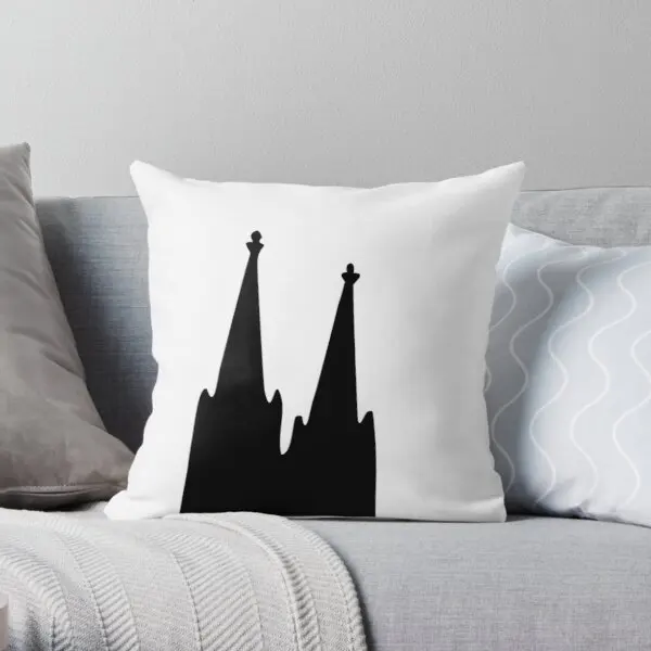 

Kolner Dom Printing Throw Pillow Cover Wedding Soft Decorative Hotel Anime Waist Bedroom Home Throw Fashion Pillows not include