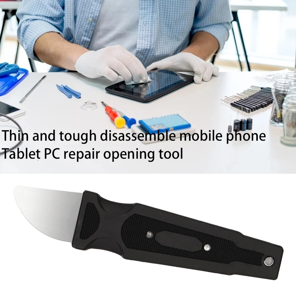 

Disassemble Pry Blade 126mm / 4.96Inch Black Disassemble Tool Mobile Phone Opener Opening Tool Pry Blade Tools