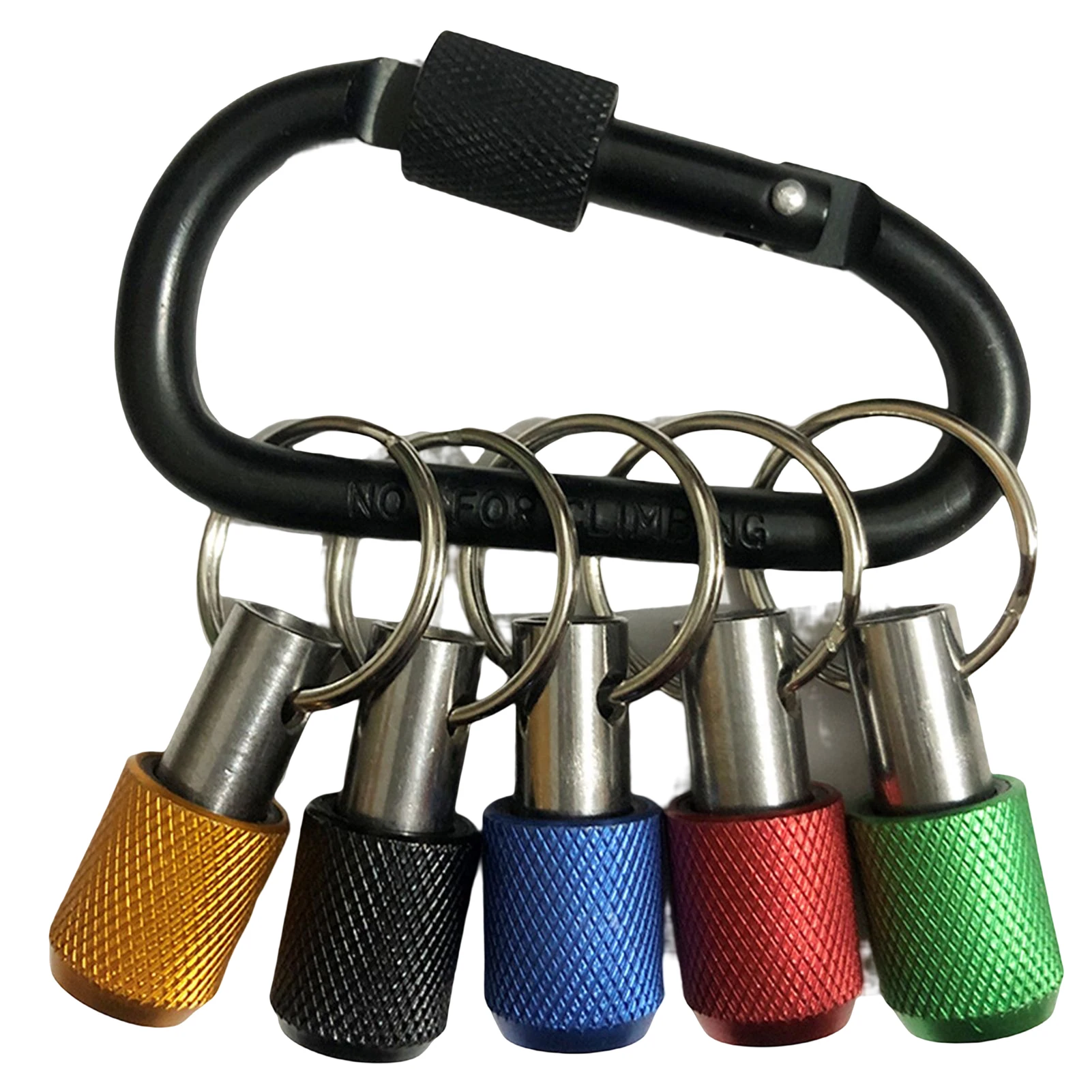 

Batch Quick Change Keychain Set 1/4 Aluminum Alloy Screwdriver Bits Holder for Slide or Snap Lock MC889